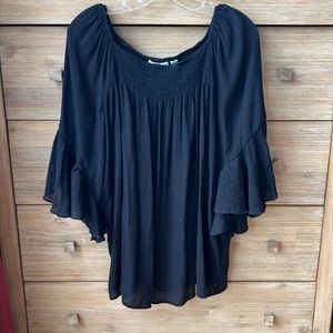 Susan Graver Woven Gauze Peasant Tunic